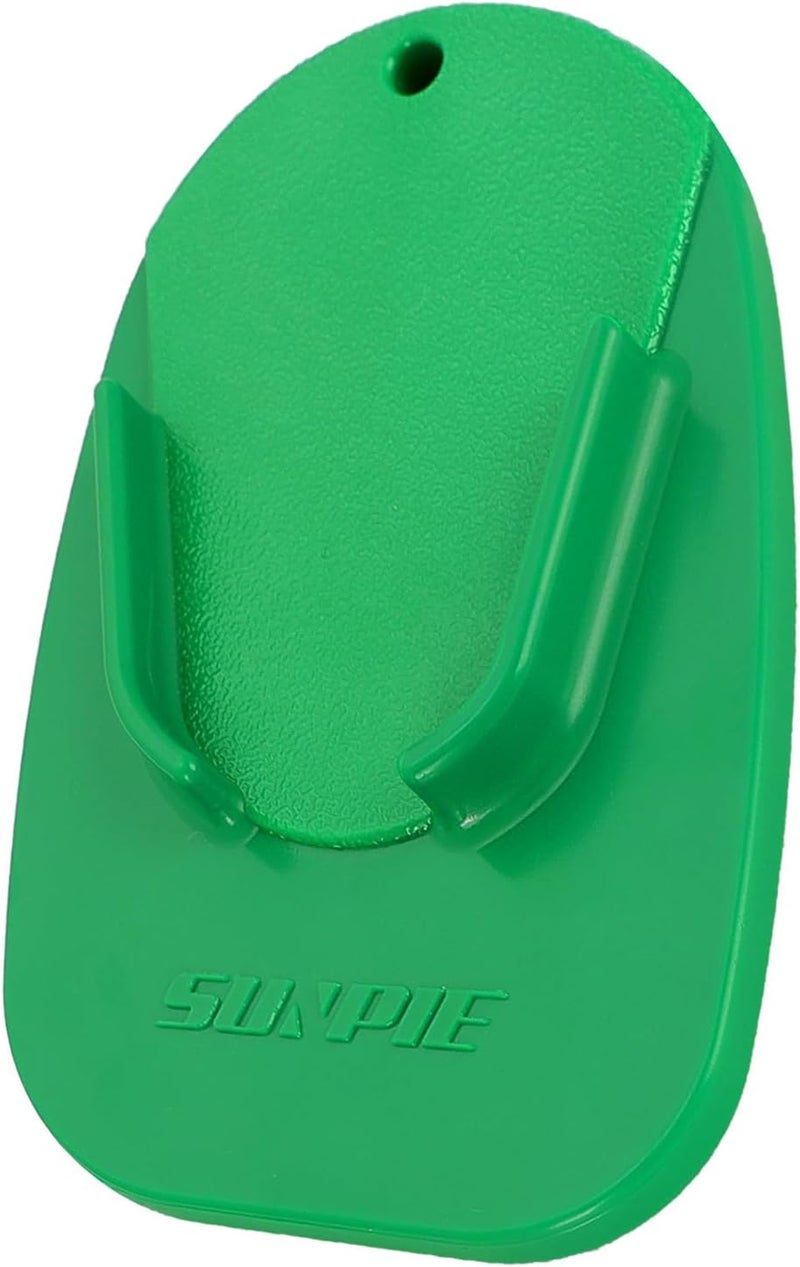 SUNPIE Motorcycle Kickstand Pad High-Density Kickstand Support for All Motorcycles Universal Parking Plate Prevents Damage to Delicate Surfaces, Green - Image 1